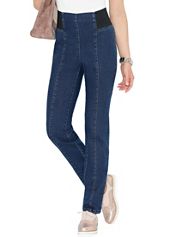 elasticated waist jeans womens uk
