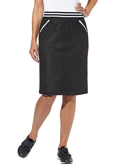 knee length slip skirt