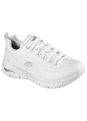 skechers pumps white
