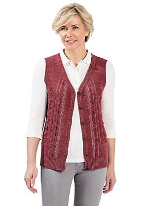 knitted long waistcoat