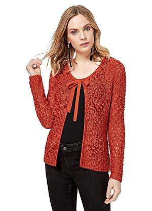 ladies coral cardigan