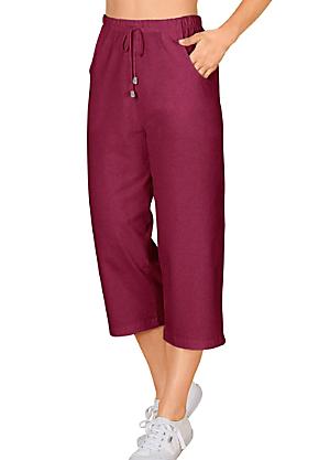 ladies casual cropped trousers