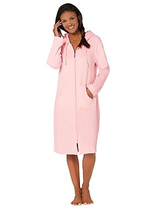 ladies button up dressing gowns uk