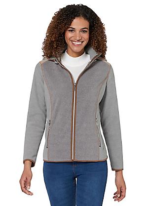 ladies long fleece jackets