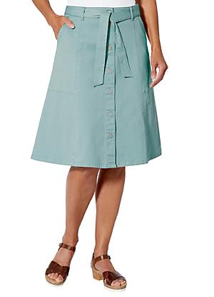 green skirt womens