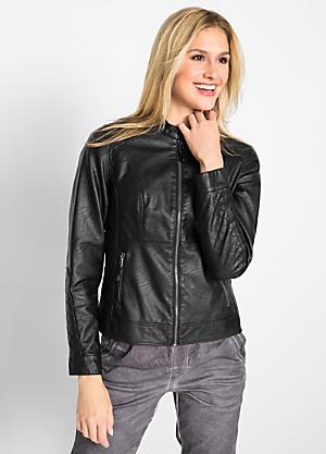 faux leather jacket size 24