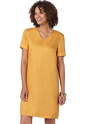 womens yellow sundress