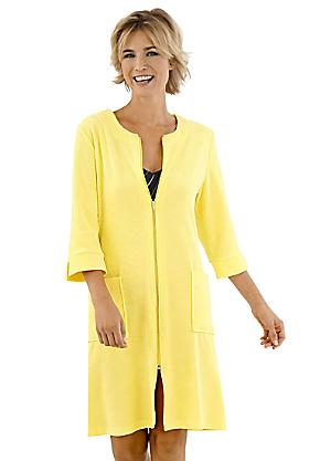 short zip up dressing gown
