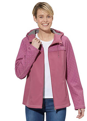 hooded fleece lined jacket
