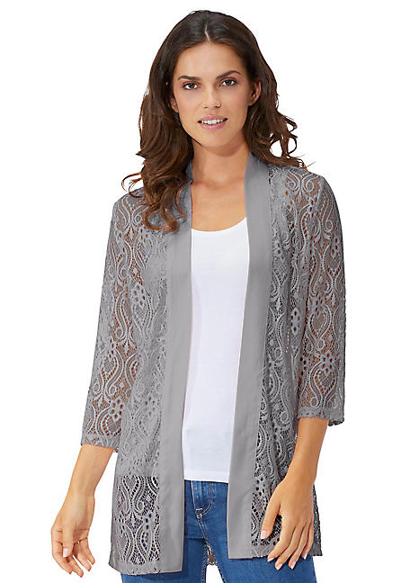 Open Front Sheer Jacket by Witt | Witt-International