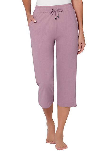 cropped pyjama bottoms