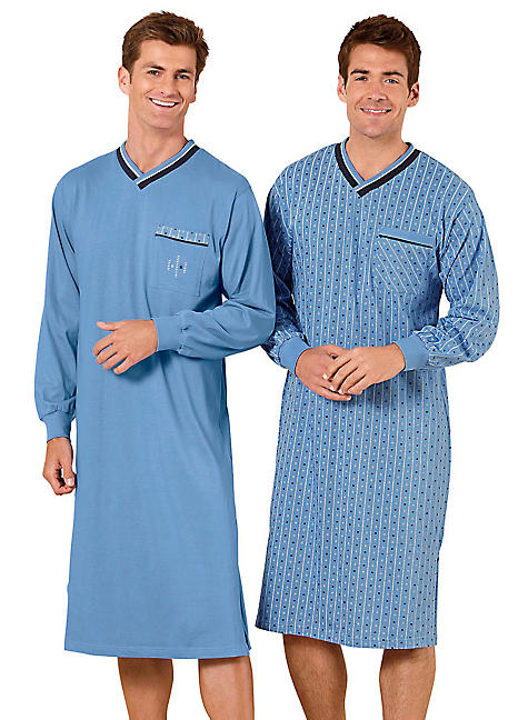 Pack of 2 Short Sleeved Nightshirts by Witt | Witt-International