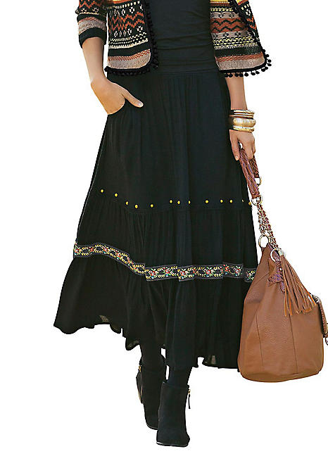 gypsy skirt tiered