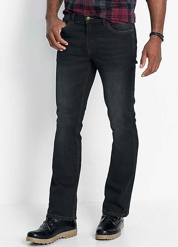 boot cut slim fit jeans