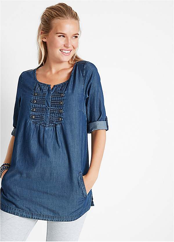 Chambray Denim Tunic by bonprix | Witt 