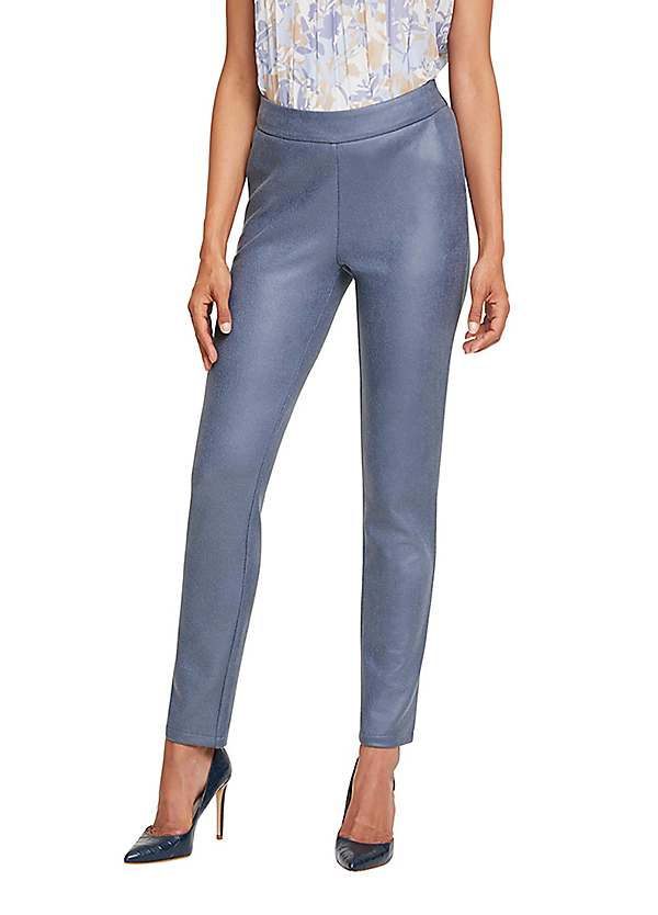 Heine Pull-On Faux Leather Trousers 