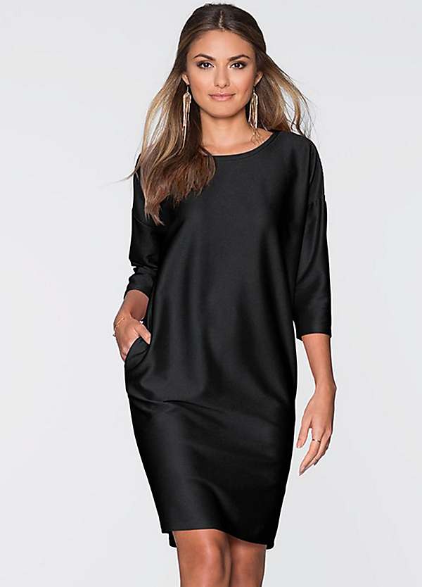 Ribbed Jersey Dress by bonprix | Witt 