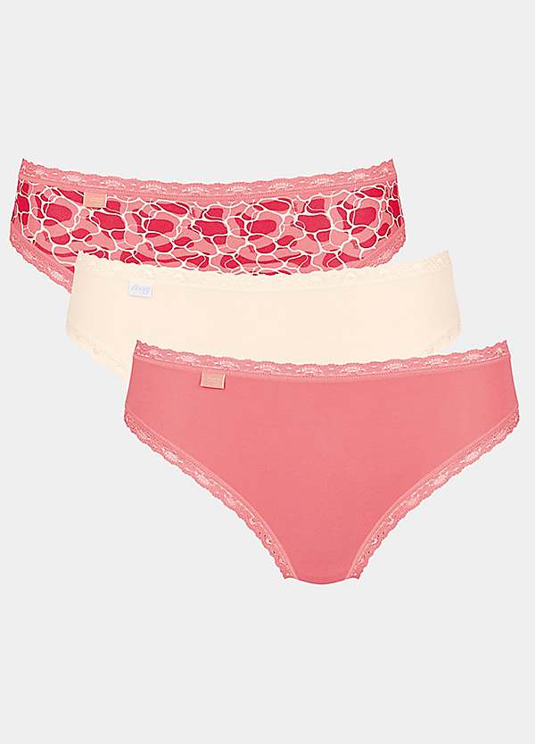 Sloggi Pack of 3 Weekend Tai Briefs 
