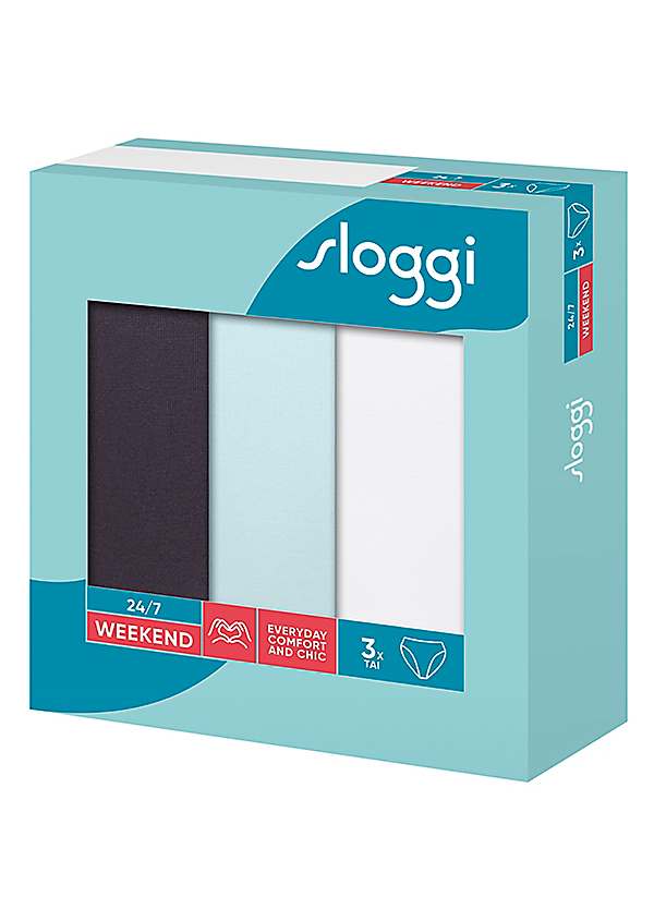 Sloggi Pack of 3 Weekend Tai Briefs 
