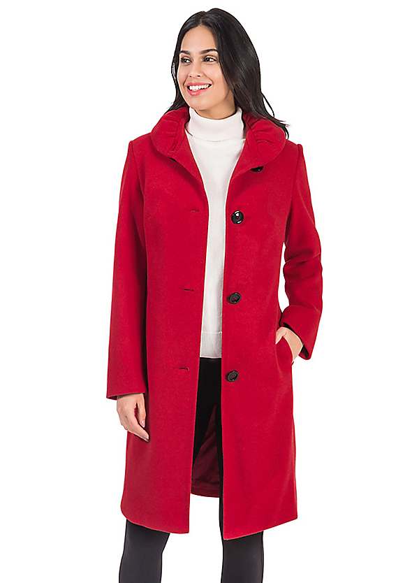 Womens button up coat Outlet